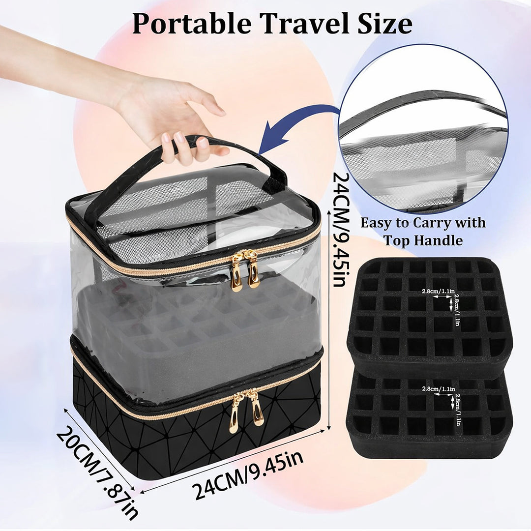 Cosmetic organizer with intelligent compartment system Stornfield