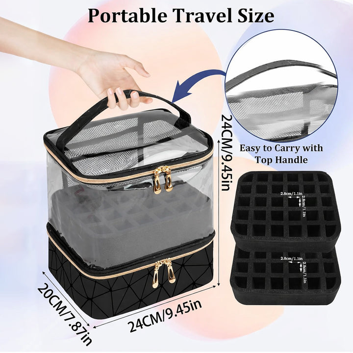 Cosmetic organizer with intelligent compartment system Stornfield