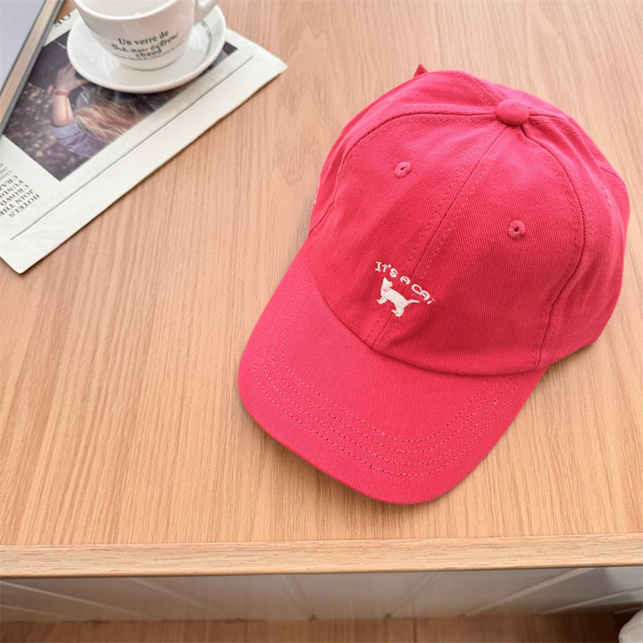 Women's Playful Cat-Embroidered Baseball Cap Stornfield