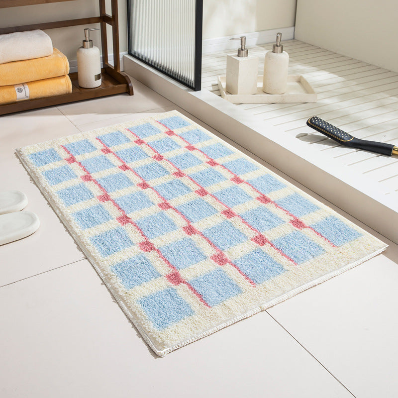 Plush Textured Bath Mat