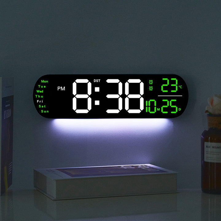 Digital LED alarm clock with large display and temperature display Stornfield