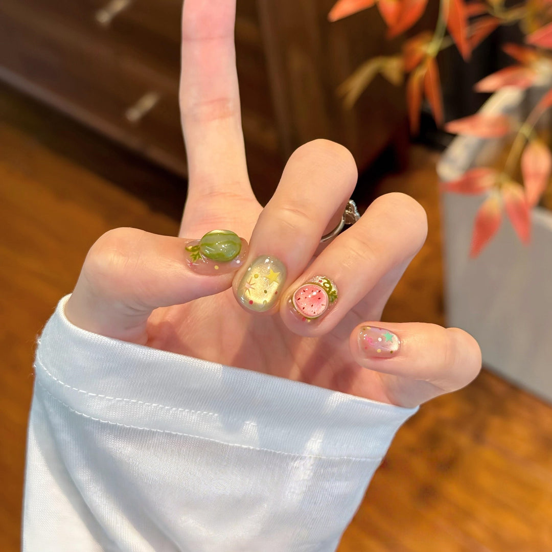 Creative Craft Nails in Playful Fruit Design Stornfield