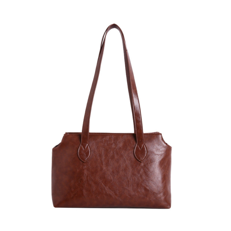 Structured Leather Tote