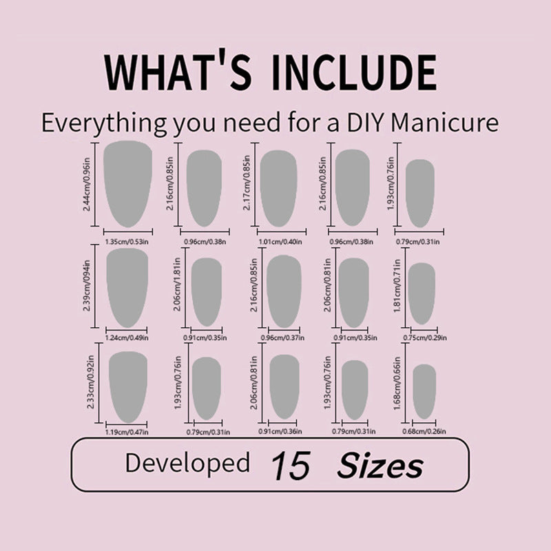 Deluxe artificial nails in elegant Baroque style Stornfield