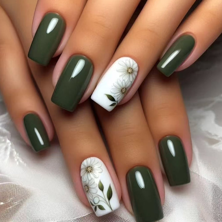 Floral Art Press-On Nails Stornfield