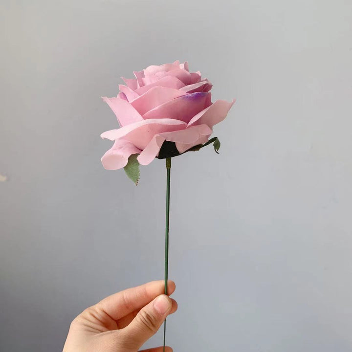 Realistic Silk Rose Stem