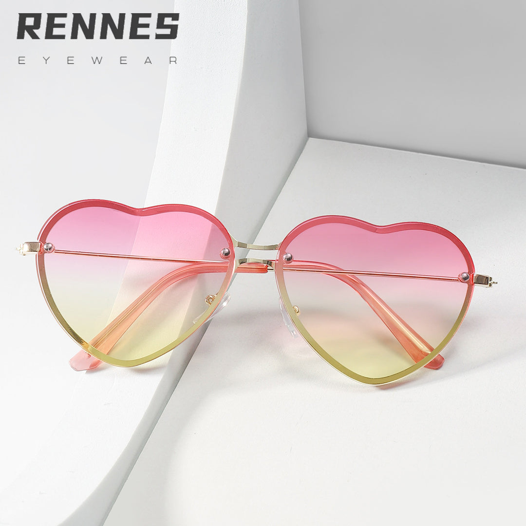 Women Heart-Shaped Sunglasses with Stylish Lenses Stornfield