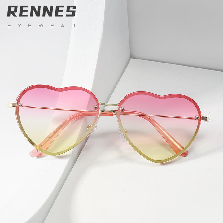Women Heart-Shaped Sunglasses with Stylish Lenses Stornfield