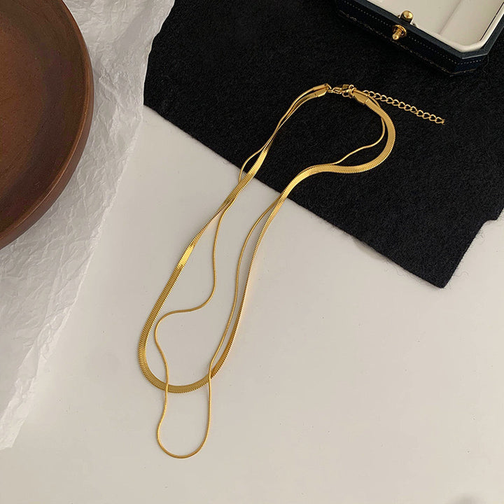 Double Strand Snake Chain Necklace Stornfield