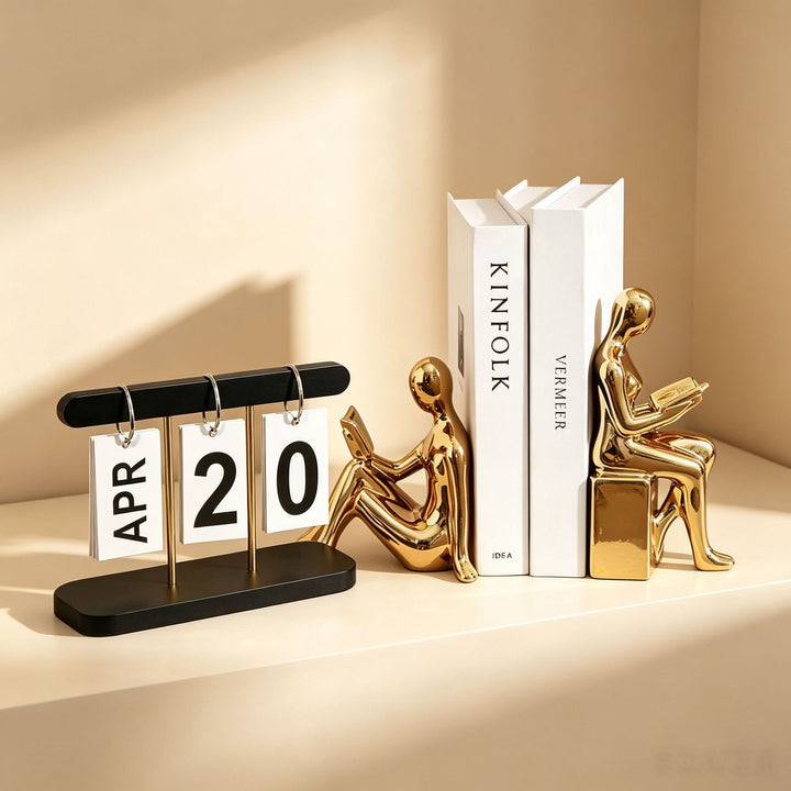 Abstract Reading Figurine for Home Decor