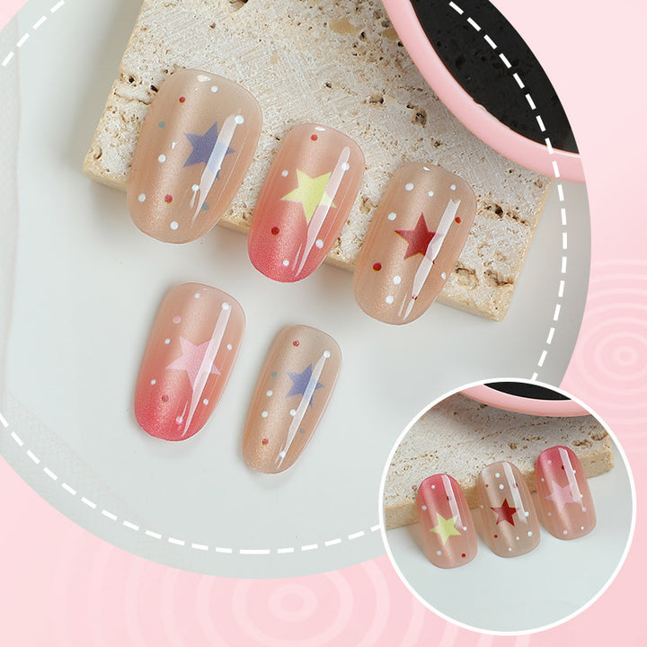Decorative Press-On Nail Art Set 1790738609