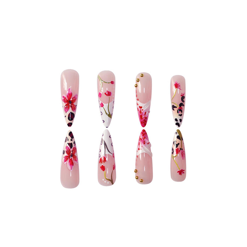 Premium Floral Acrylic Nail Art Set Stornfield