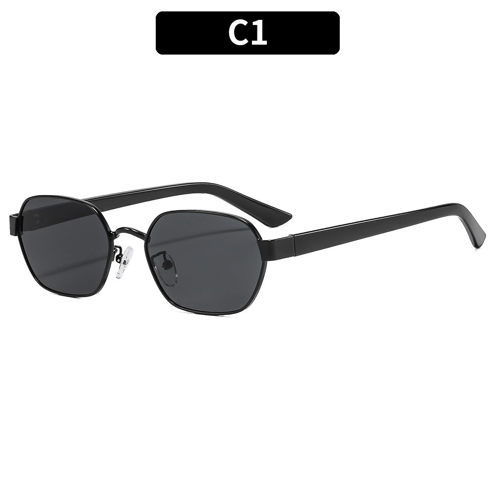 Upscale Geometric Square Sunglasses