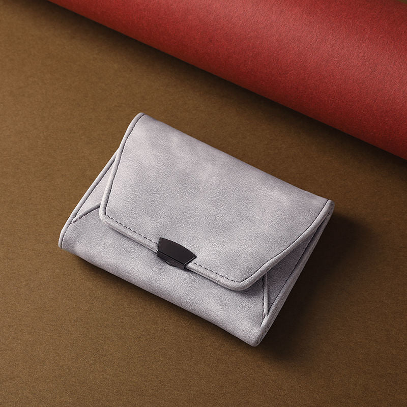 Elegant Textured Leather Card Holder Stornfield