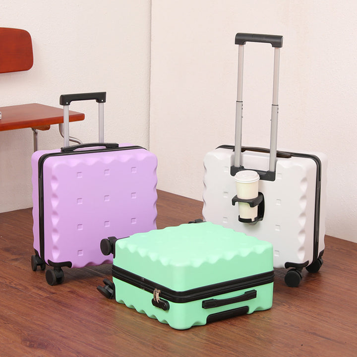 Innovative Beverage Holder Rolling Luggage Stornfield