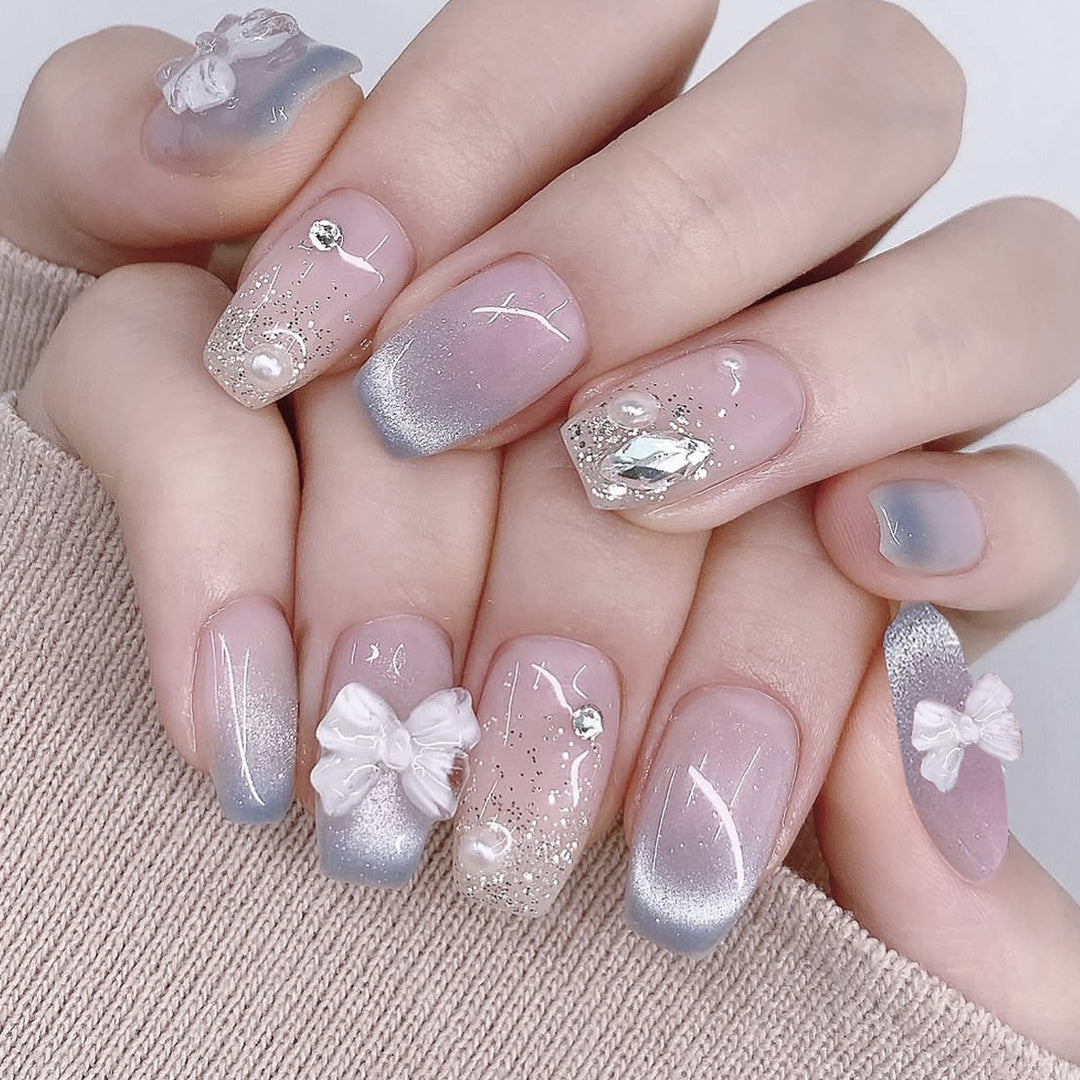 Luxurious 3D Floral Nail Art Extensions Stornfield