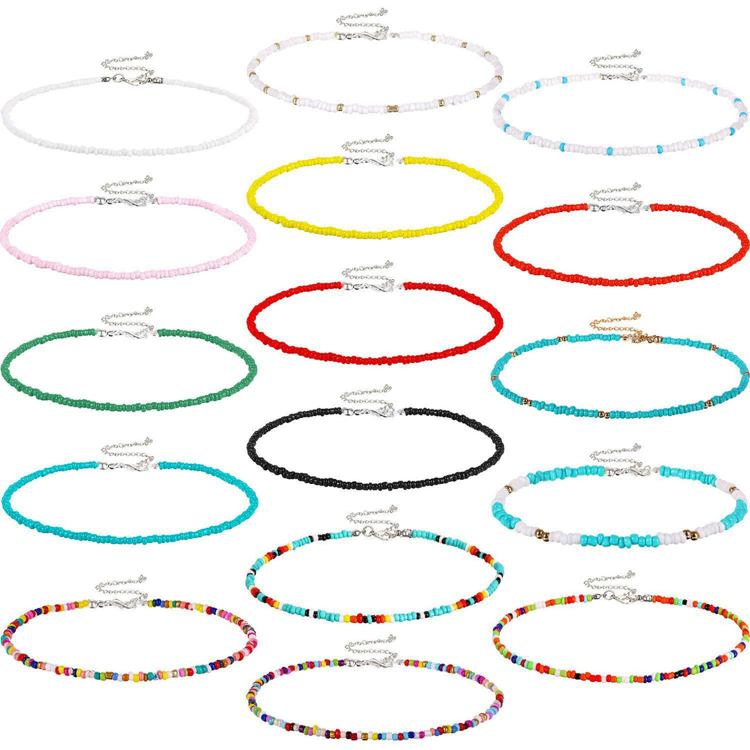 Colorful Beaded Choker Necklace Stornfield