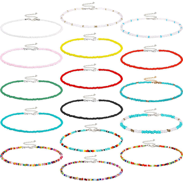 Colorful Beaded Choker Necklace Stornfield
