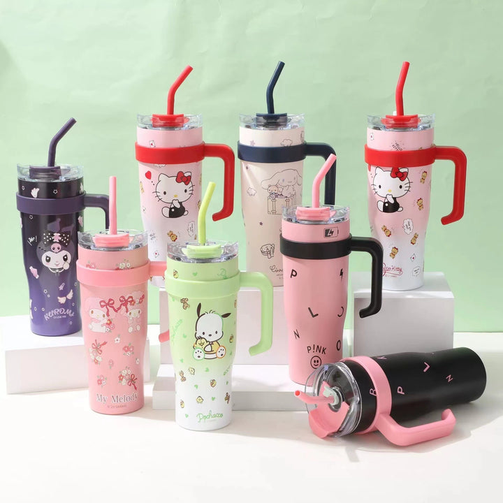 Women's insulated cup with integrated straw Stornfield