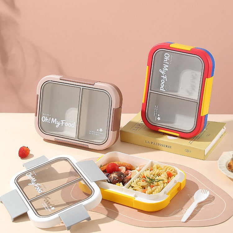 Multi-Compartment Leak-Proof Food Storage Container