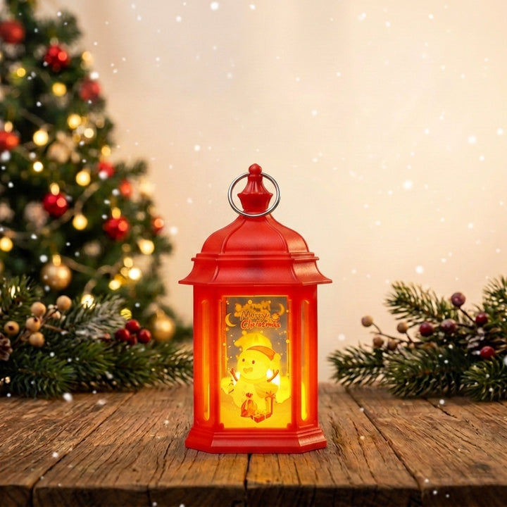 Atmospheric LED Christmas lantern