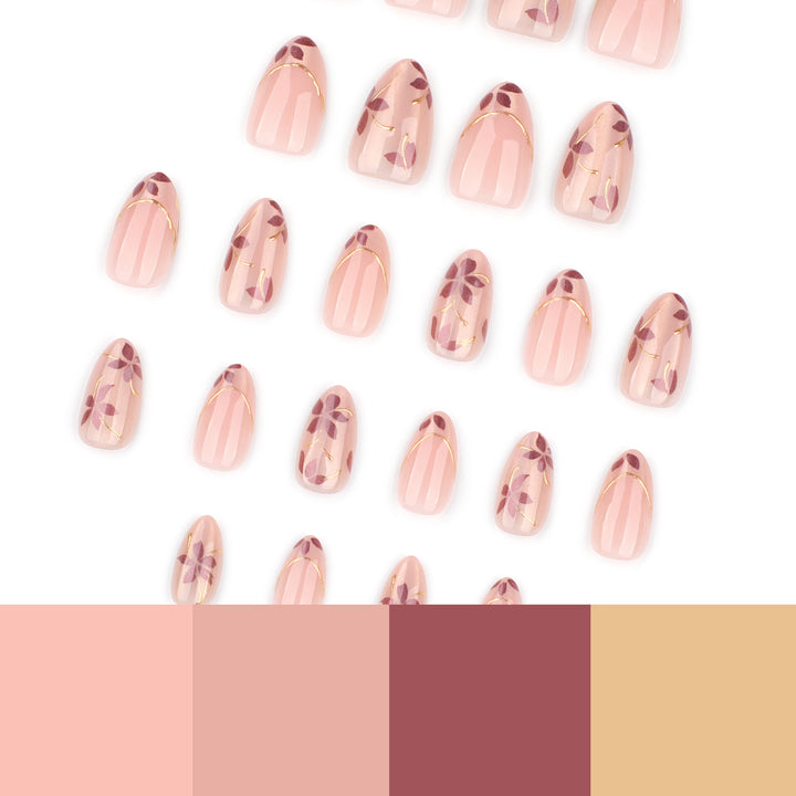 Elegant Flower Nail Art Stornfield