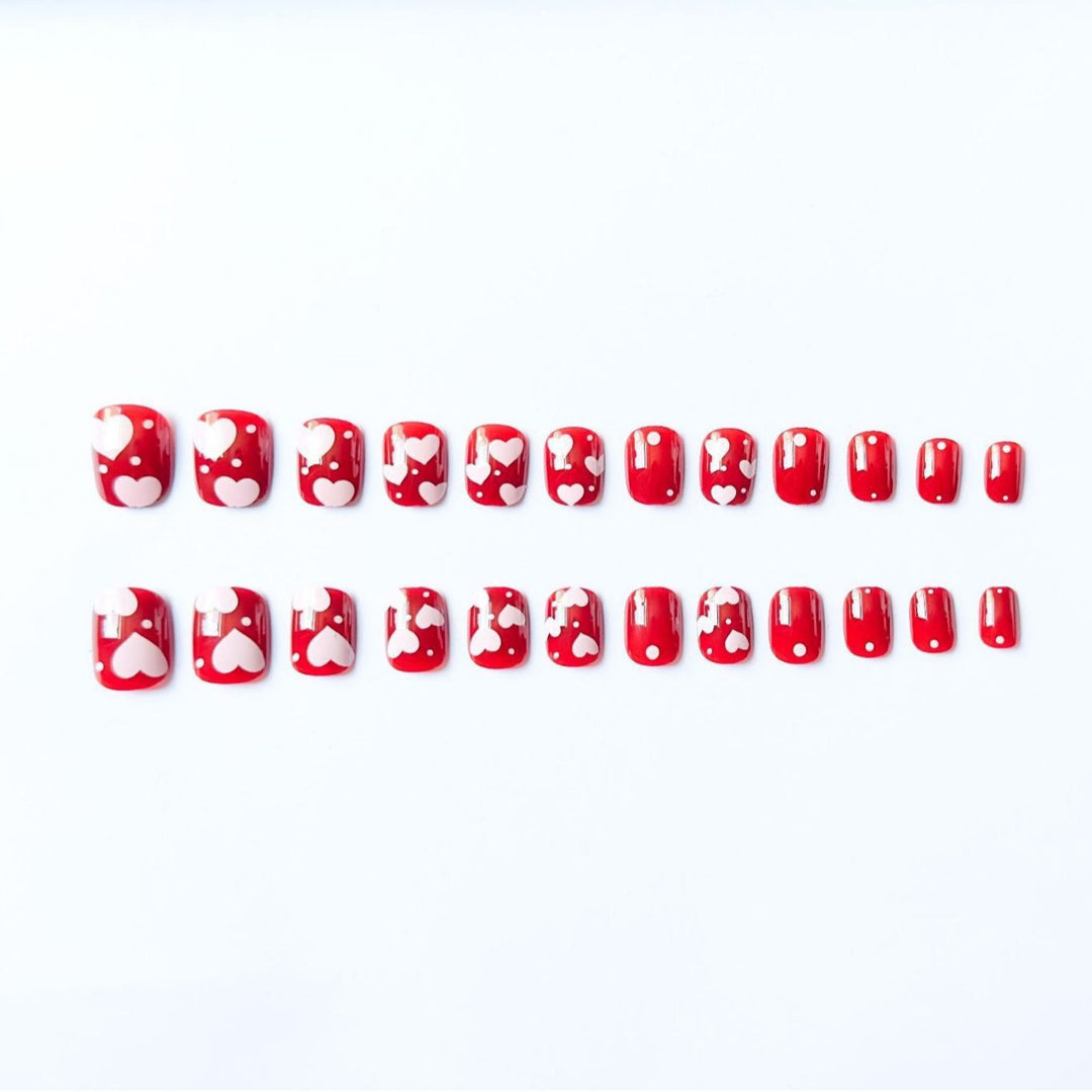 Artistic Heart Motif Nail Art Kit