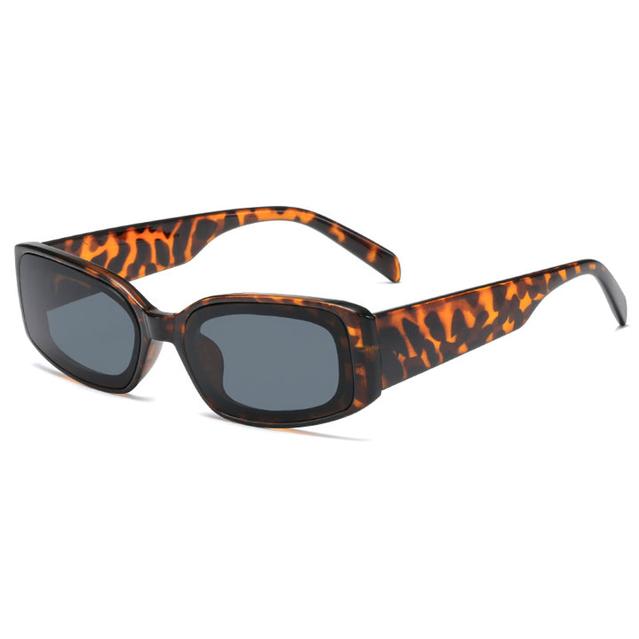Women's stylish sunglasses with square lenses and transparent frame Stornfield