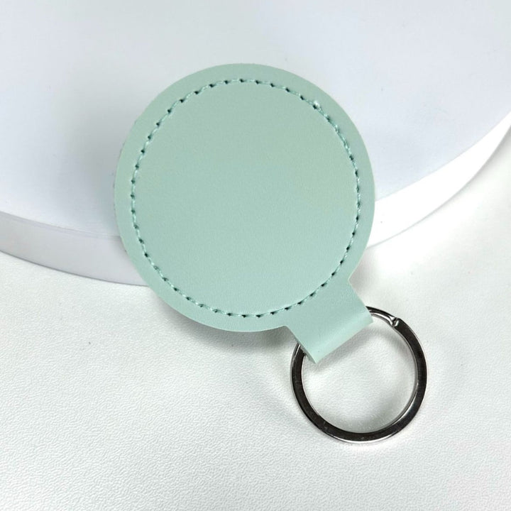 Premium Leather Round Keychain Stornfield