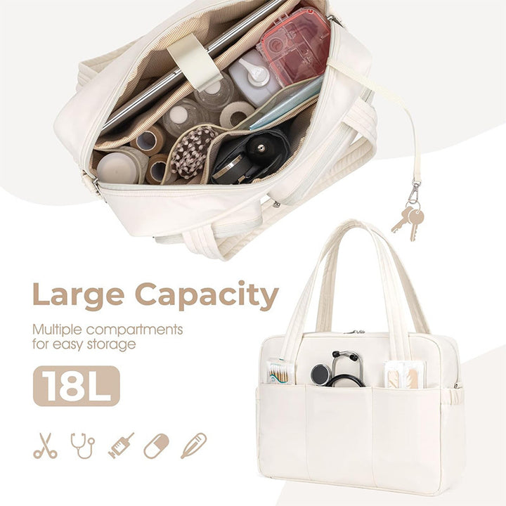 Multifunctional everyday bag with external compartments Stornfield