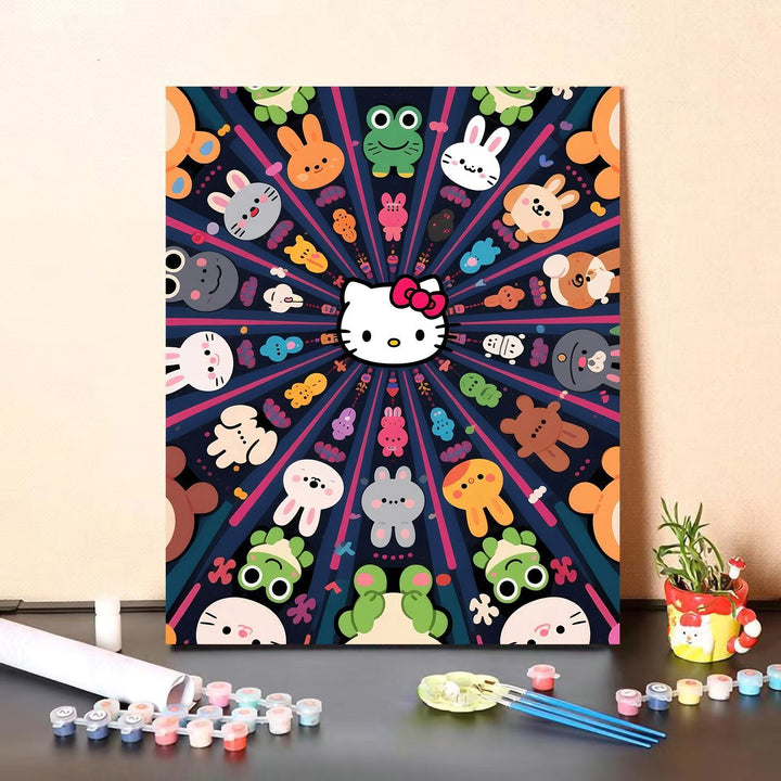 Cute Character Paint by Numbers Canvas Art Kit Stornfield