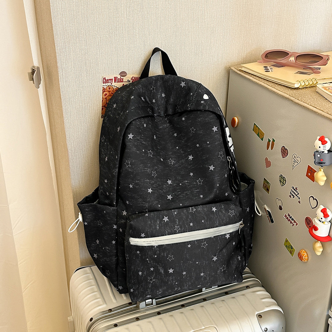 Star-Patterned School Backpack Stornfield
