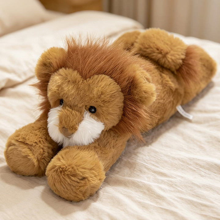 Plush Long-Body Cow Cuddle Pillow with Ultra-Soft Faux Fur Stornfield