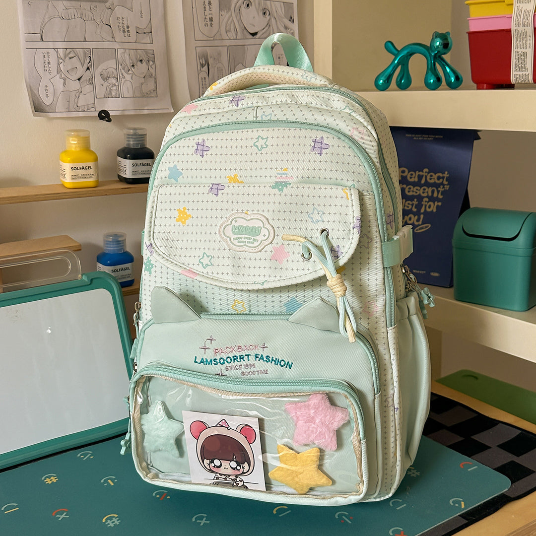 Fun-Printed Canvas Backpack Stornfield
