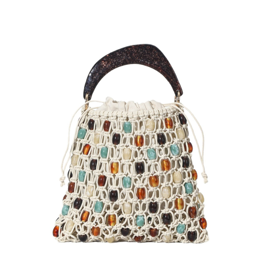 Handcrafted Beaded Tote Bag
