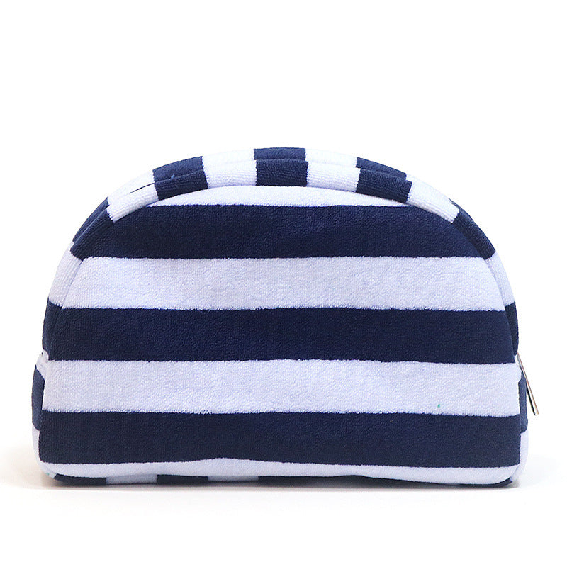 Stylish Striped Makeup Bag
