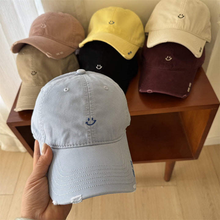 Women's Casual Smile-Embroidered Cap Stornfield