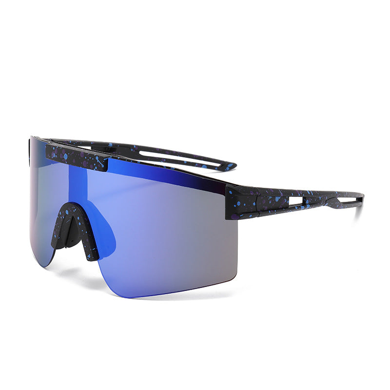 Unisex Sporty Oversized Shield Sunglasses Stornfield