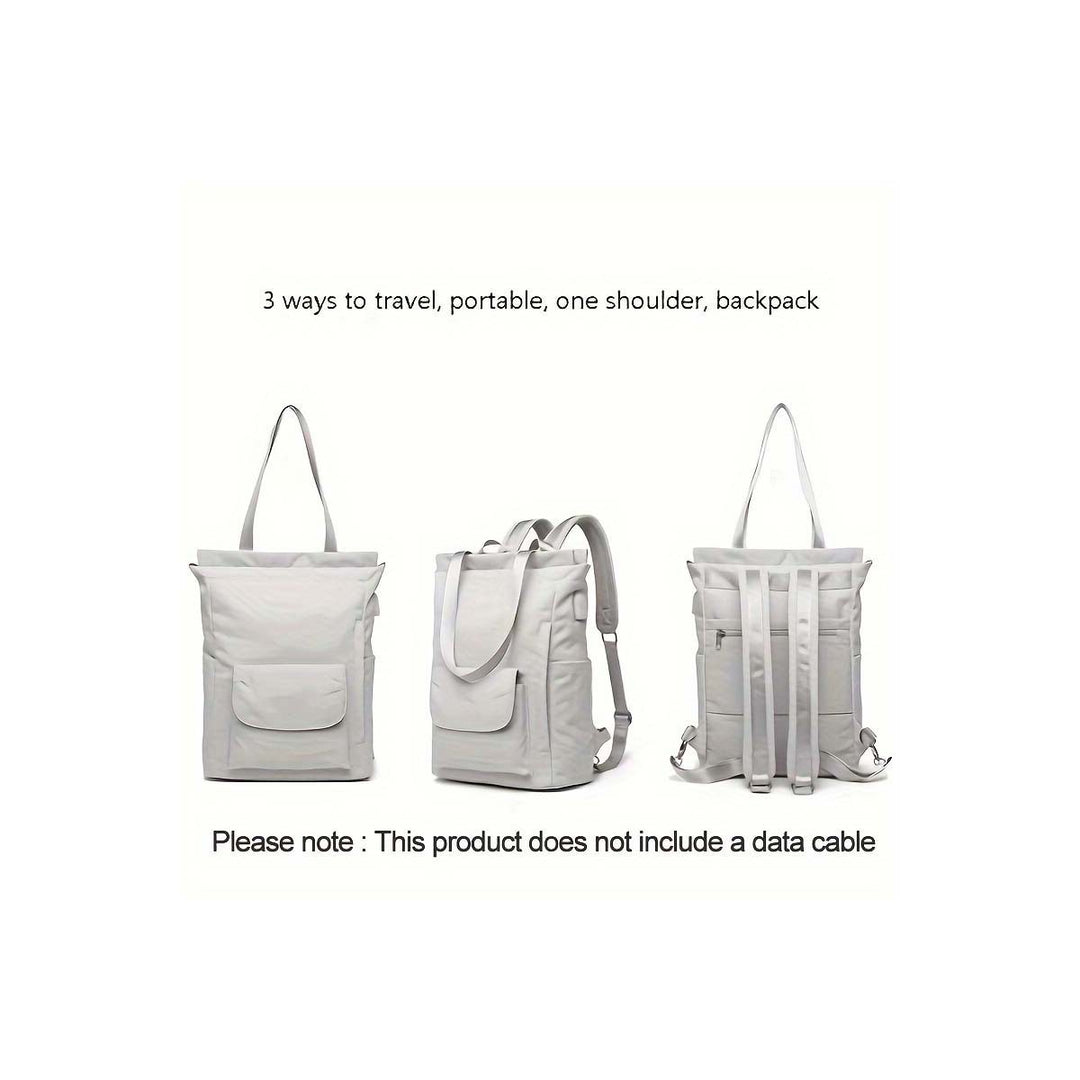 Unisex Multifunctional Backpack with Padded Laptop Compartment and Side Access Stornfield