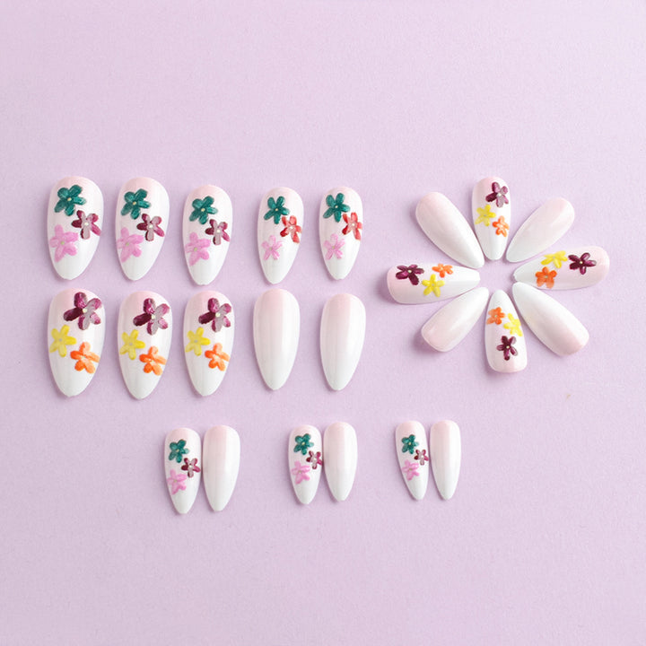 Floral Embellished Nail Art Set Stornfield