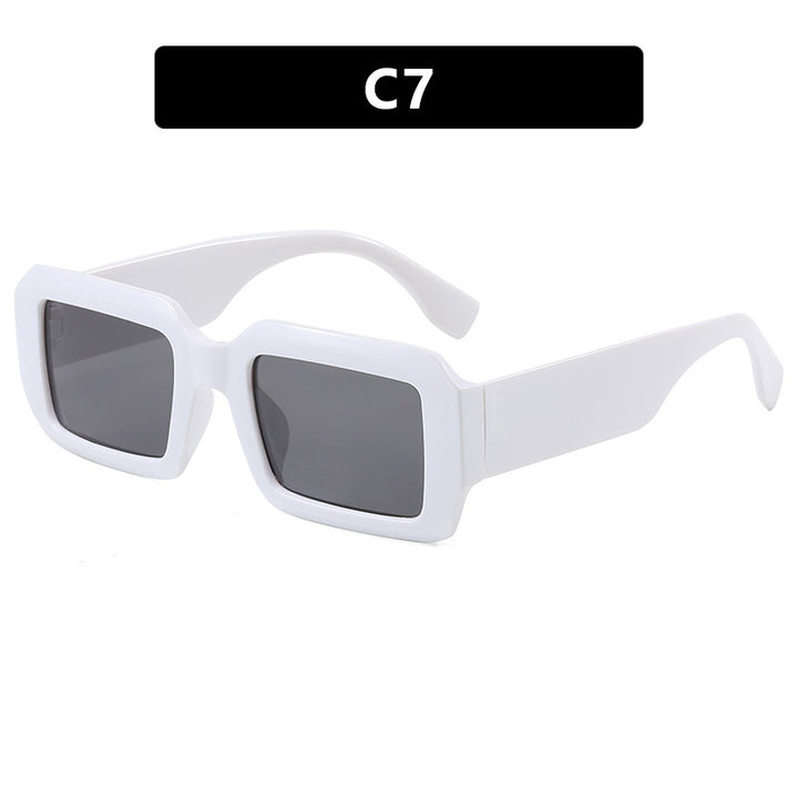 Ladies oversized square sunglasses with modern plastic frame Stornfield