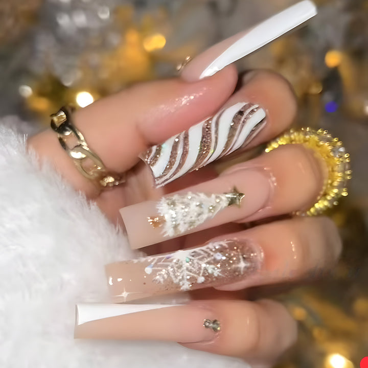 Holiday-Themed Nail Art Extensions Stornfield