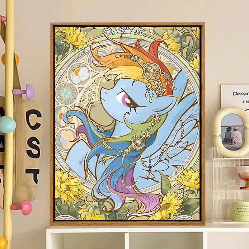 Cartoon-Inspired Fantasy Character Canvas Art Print Stornfield