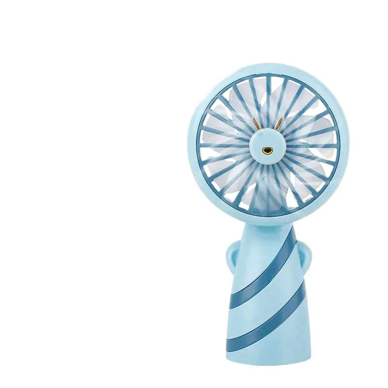 Women's Portable Mini Hand Fan with Animal Ears and USB Charging Function Stornfield