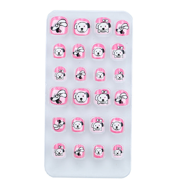 Playful Cartoon Animal Press-On Nail Set Stornfield