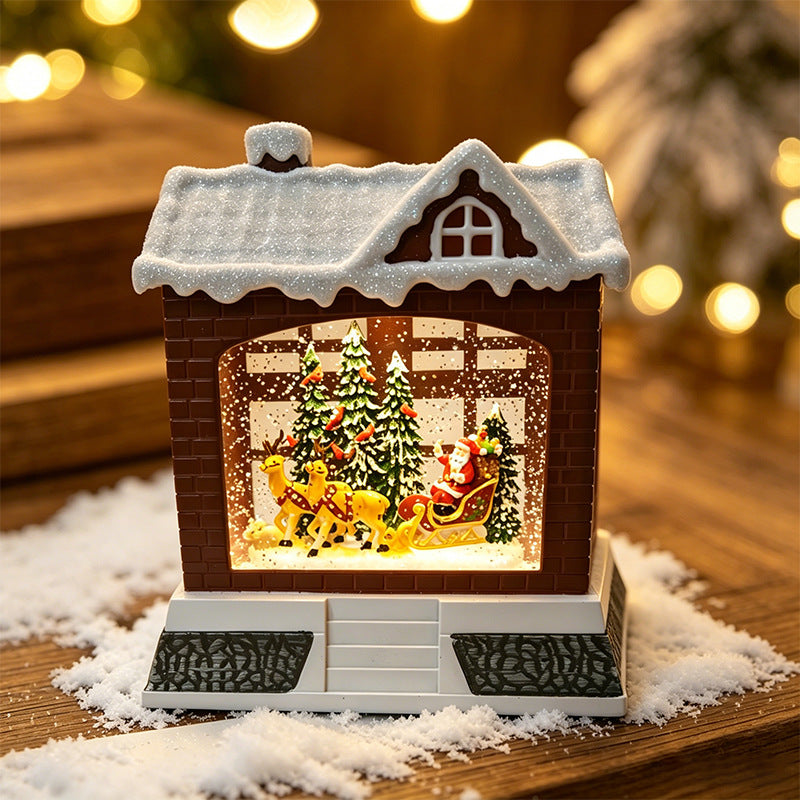 Decorative Christmas lantern with lights Stornfield
