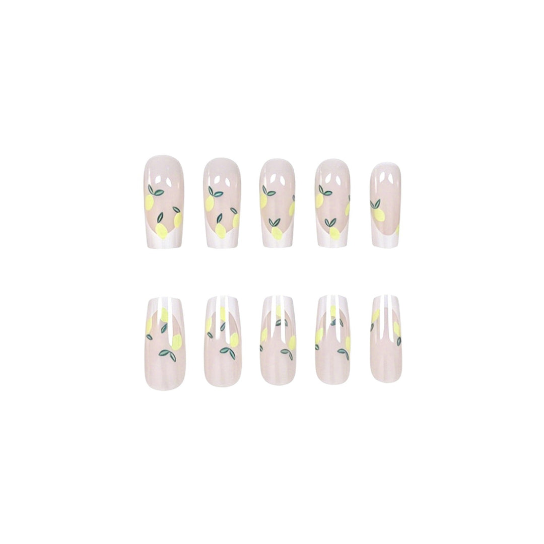 Artistic Lemon Design Press-On Nails Stornfield
