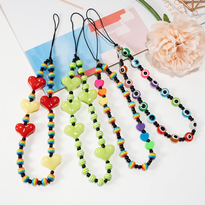 Beaded Smile Face Eyewear Chain Stornfield