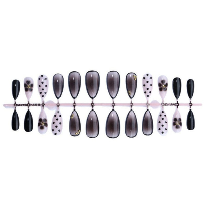 Stylish Mixed Design Press-On Nails Stornfield