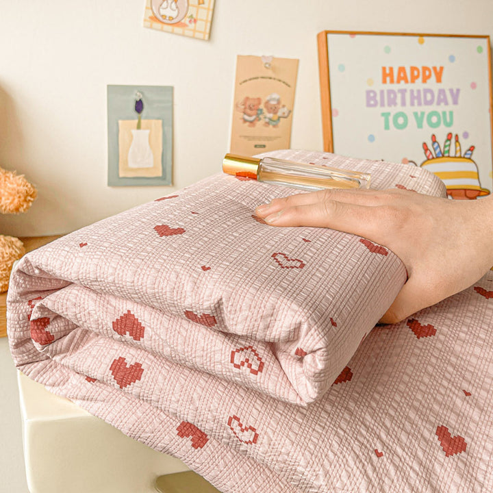 Reversible Playful Baby Quilt